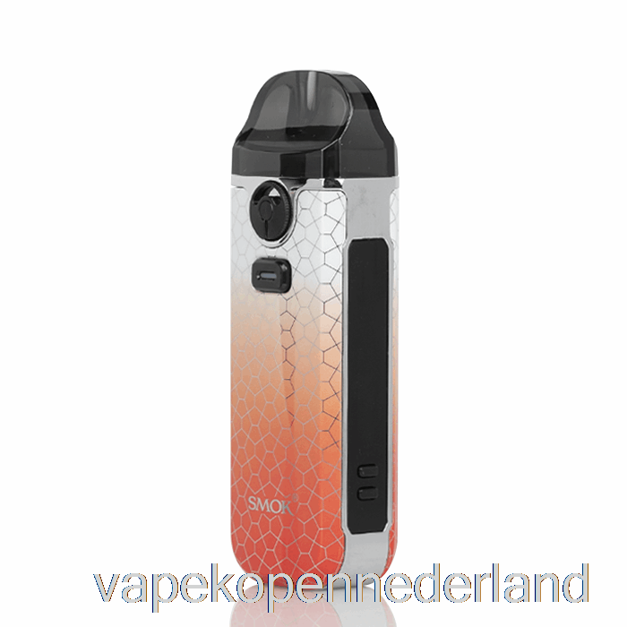 Elektronische Sigaret Vape Smok Nord 4 80w Pod Kit Rood Grijs Pantser